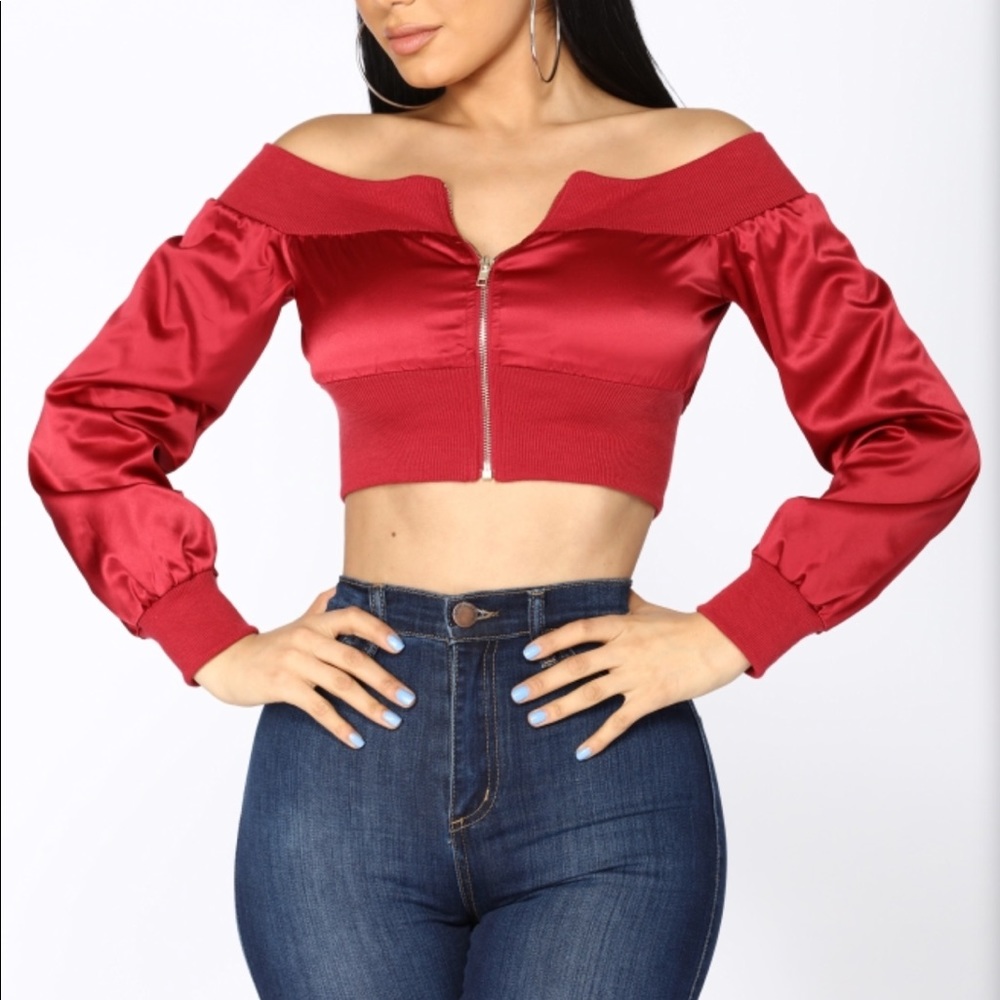 Off the shoulder jacket